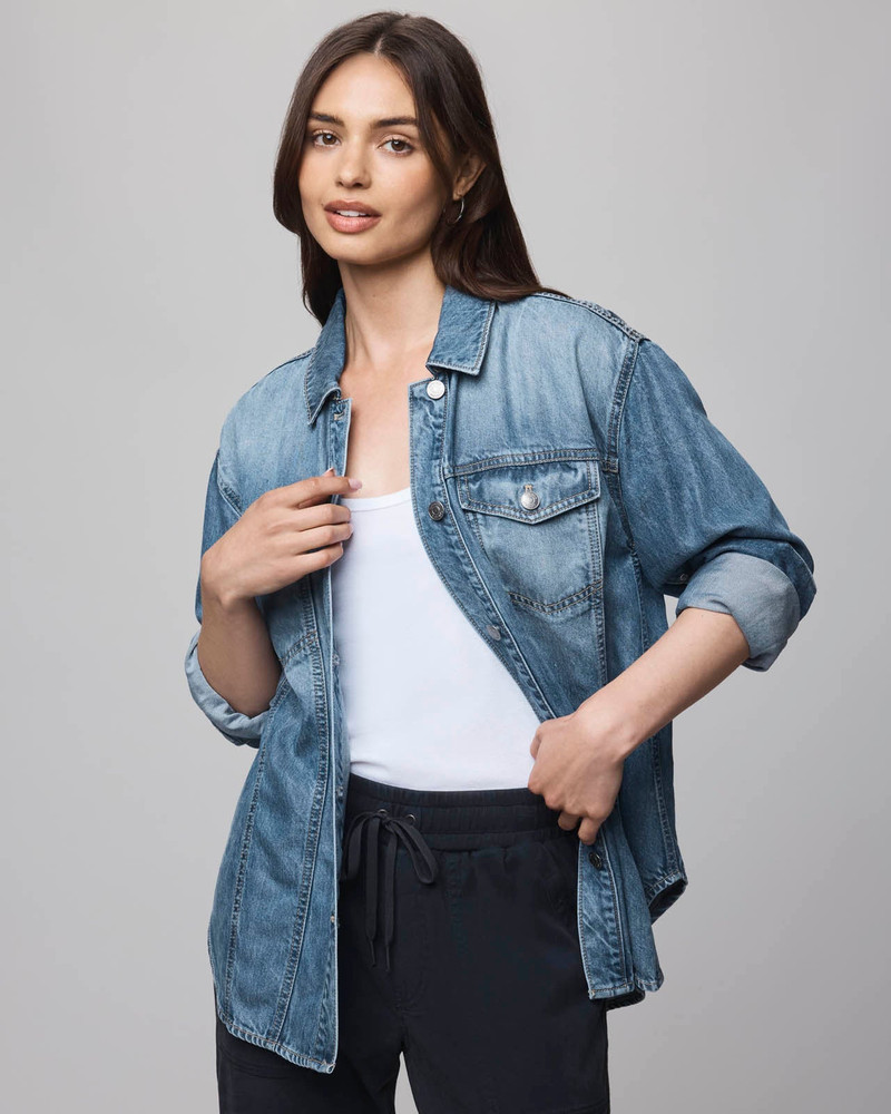 Lounge Denim Shacket 4