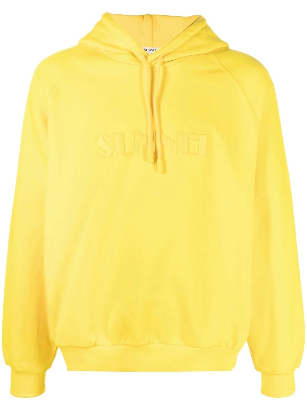 logo drawstring hoodie - 1