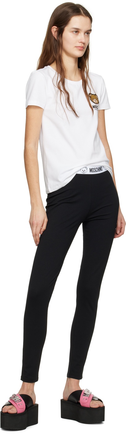 Black Bonded Leggings - 4