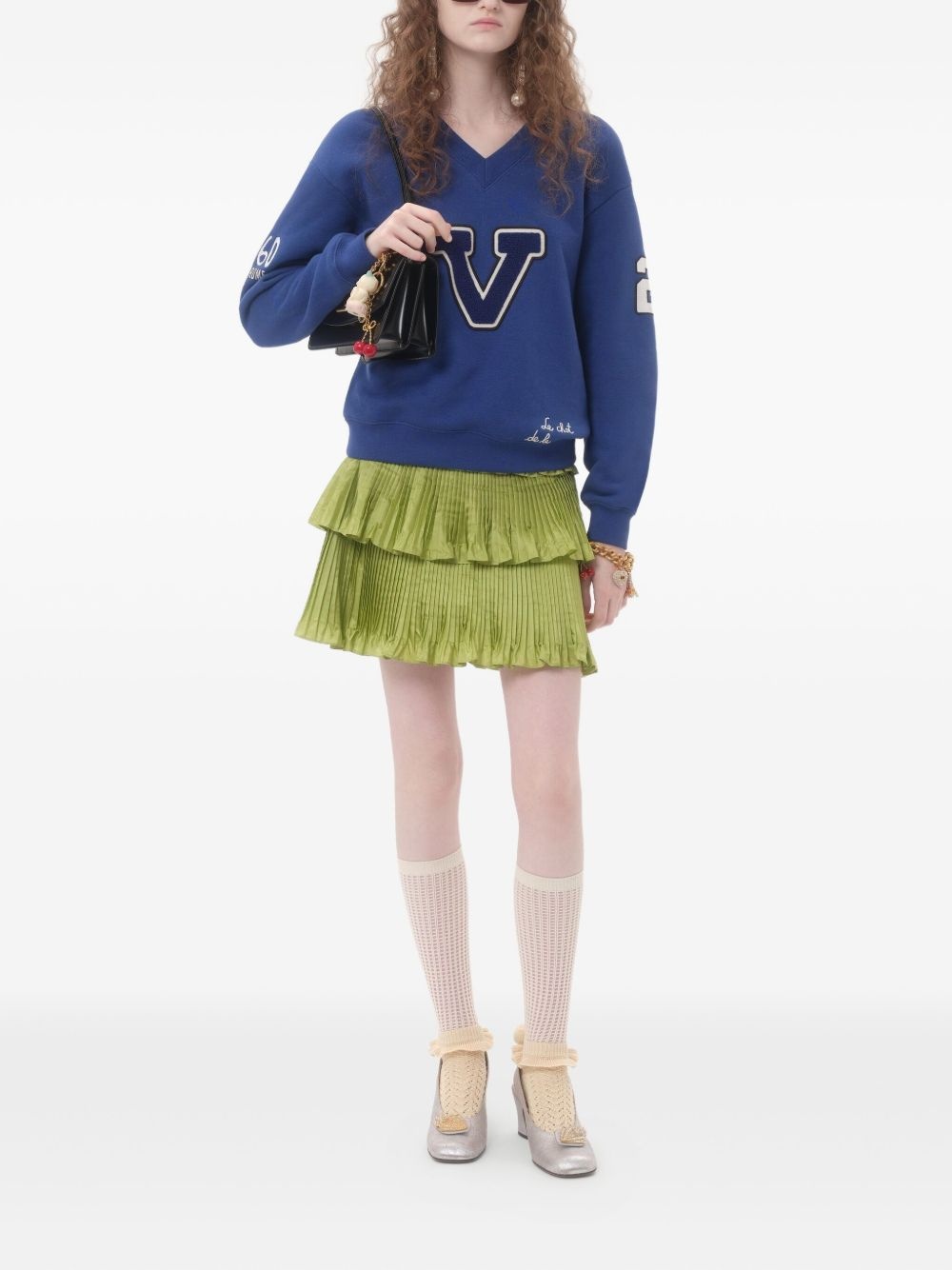 embroidered cotton sweatshirt - 2