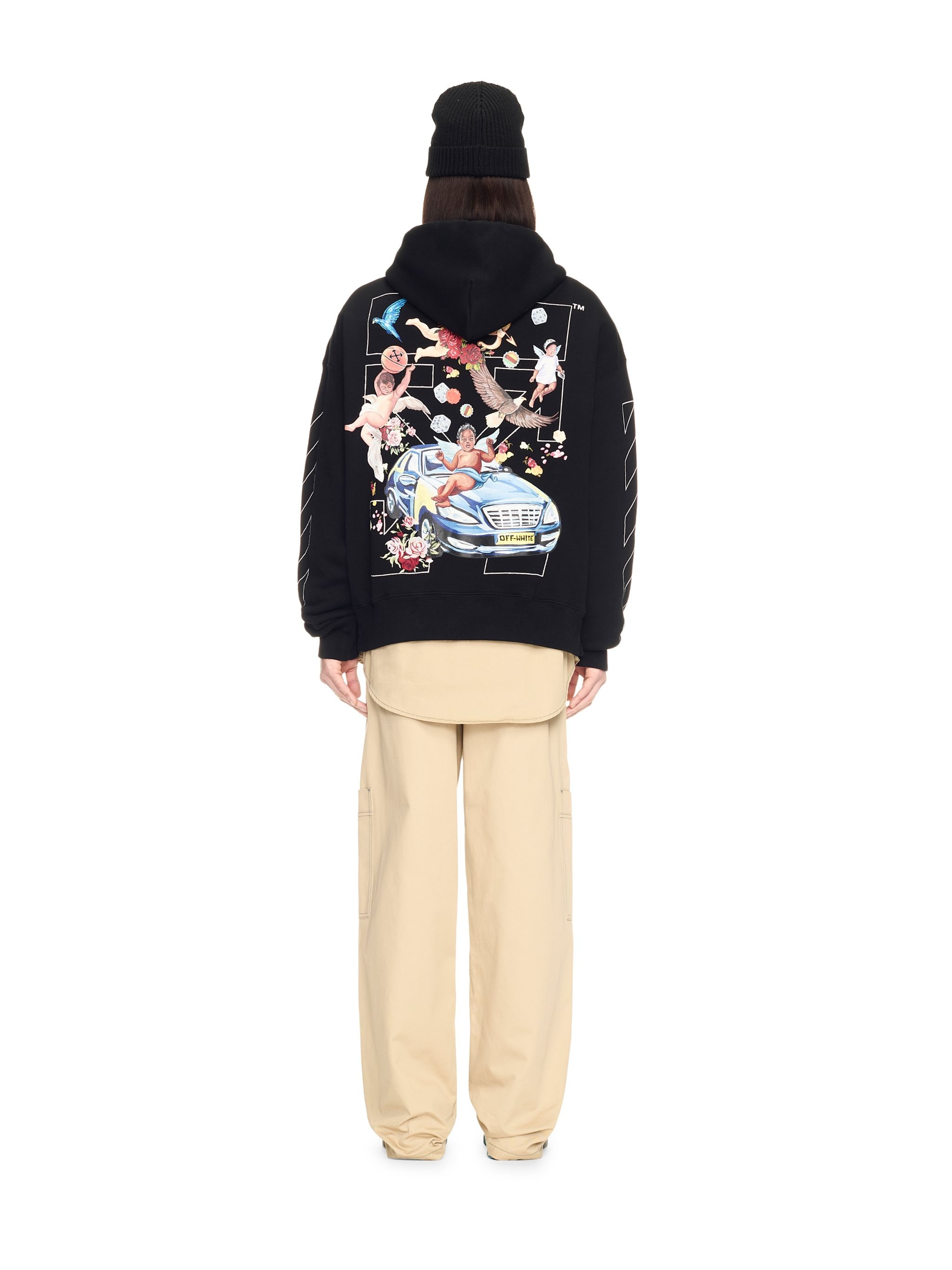 【関税込・国内発送】Off-White Fresco Arrow Sweatshirts Off-White Fresco Arrow Skate Hoodie | FARFETCH