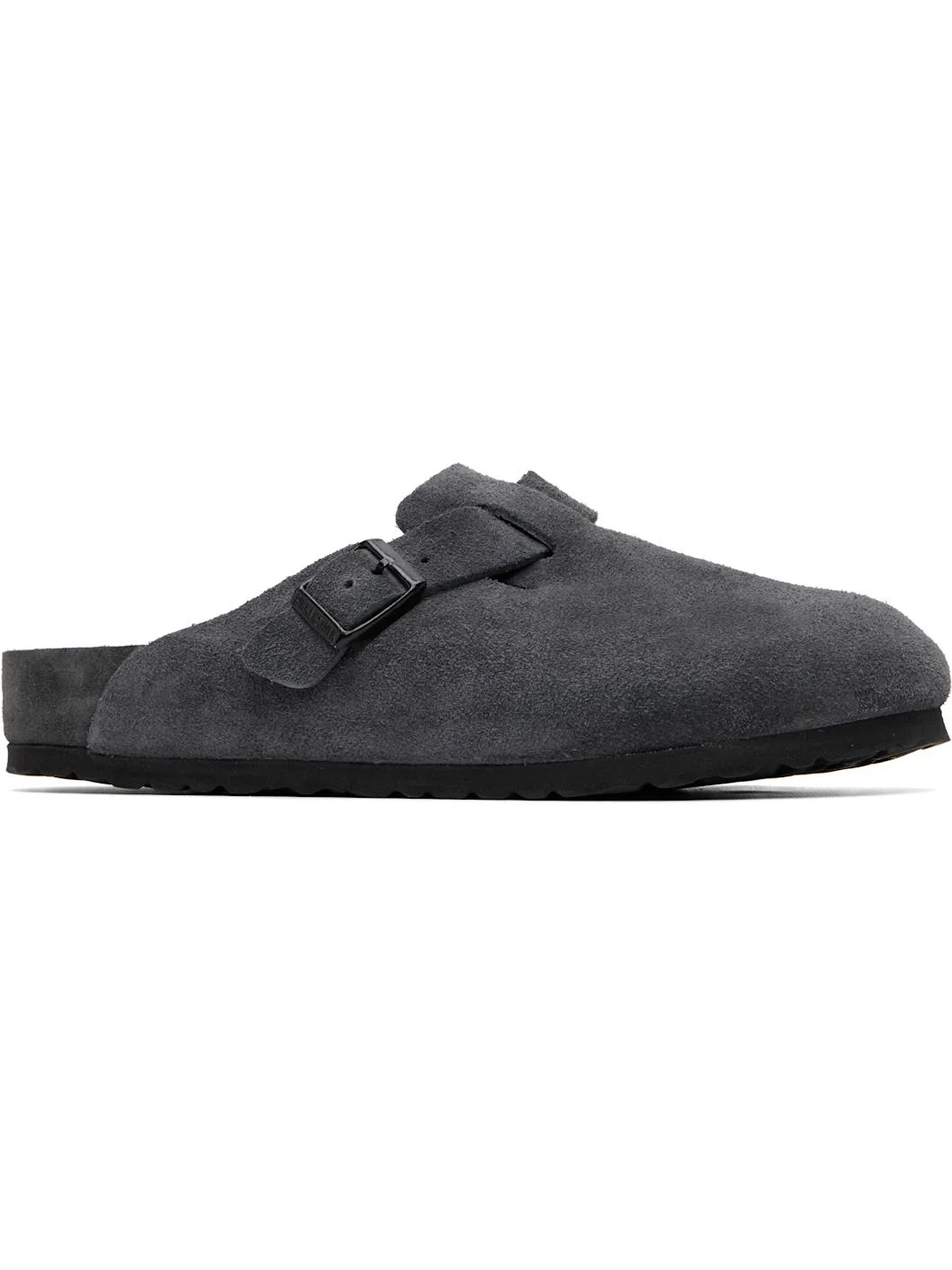 Gray Regular Boston Slip-on Loafers - 1