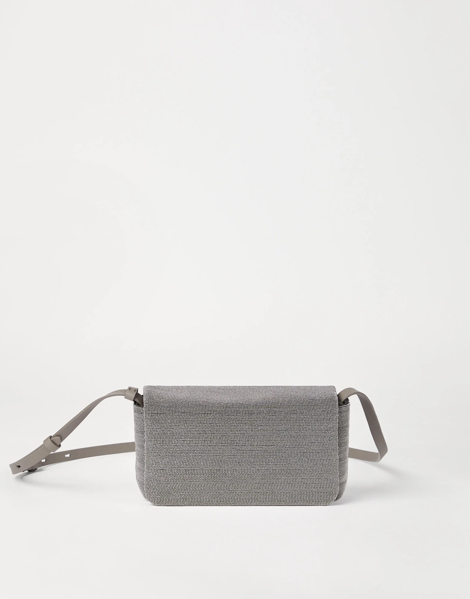 Precious flap bag in grained leather - 1