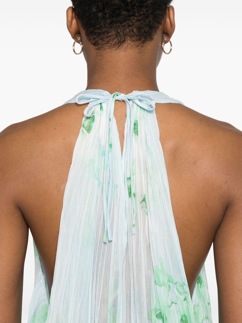 floral-print maxi dress - 5