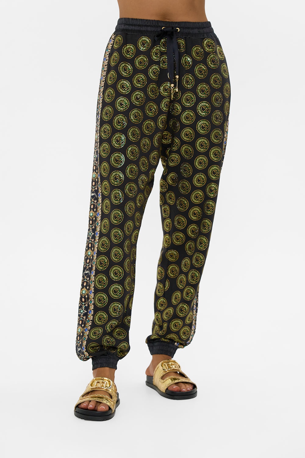 JERSEY TRACK PANT WITH SIDE PANELS - 5