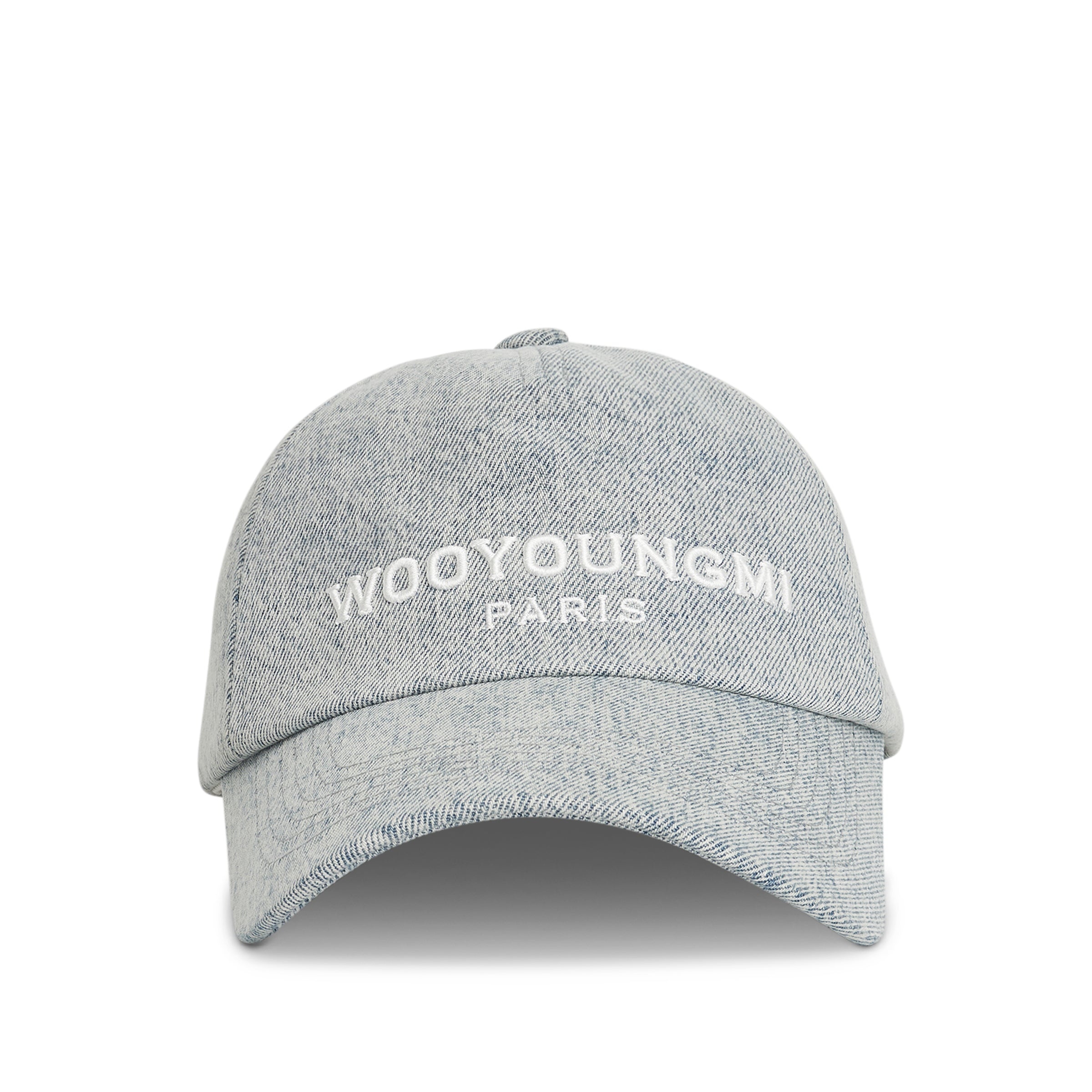 Faded Denim Cap in Blue - 1