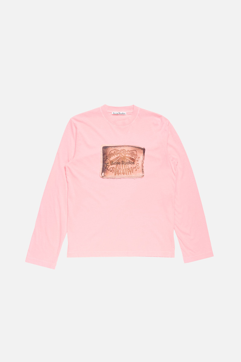 Layered logo t-shirt - Neon Pink 6