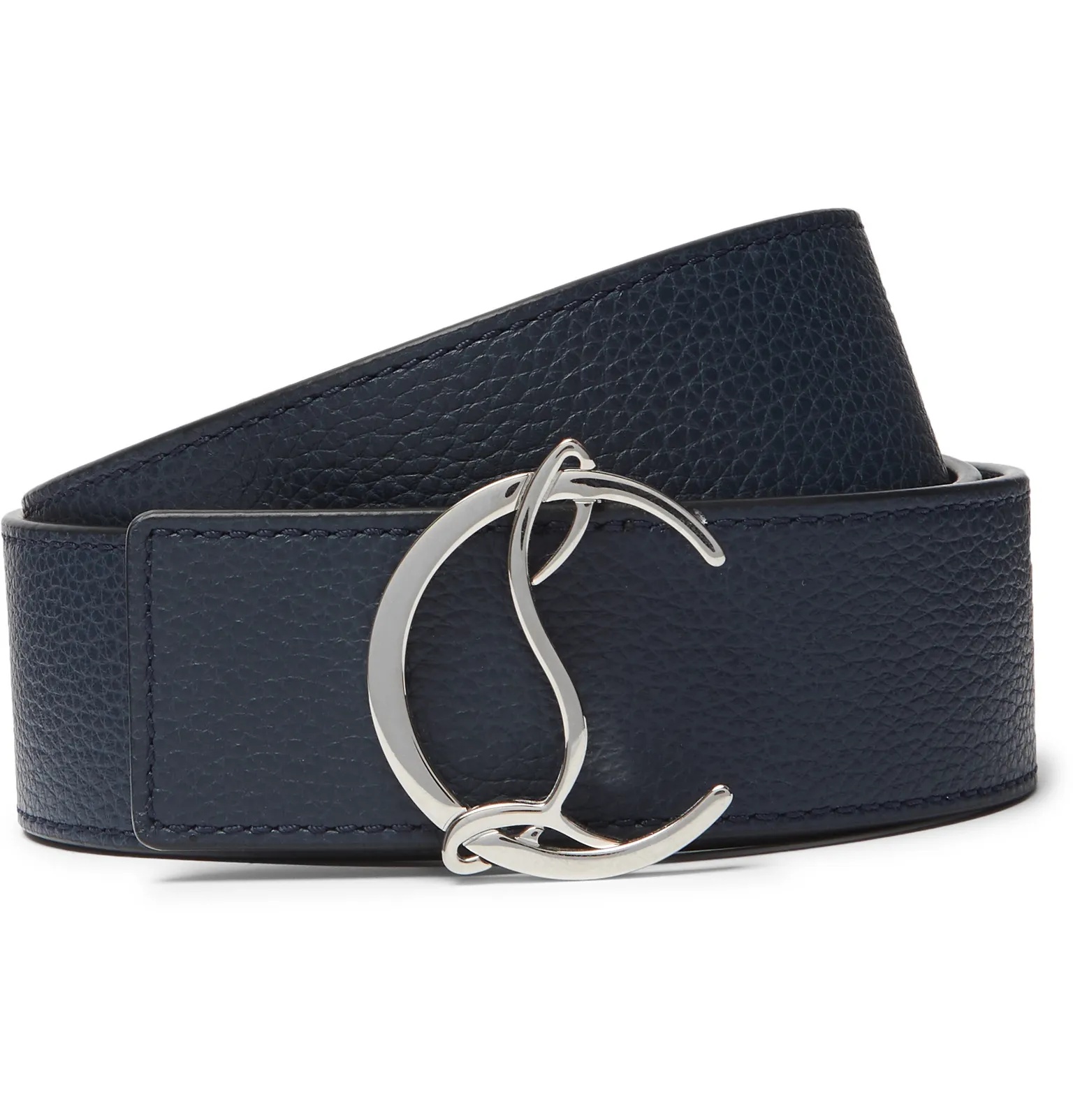 4cm Full-Grain Leather Belt - 1