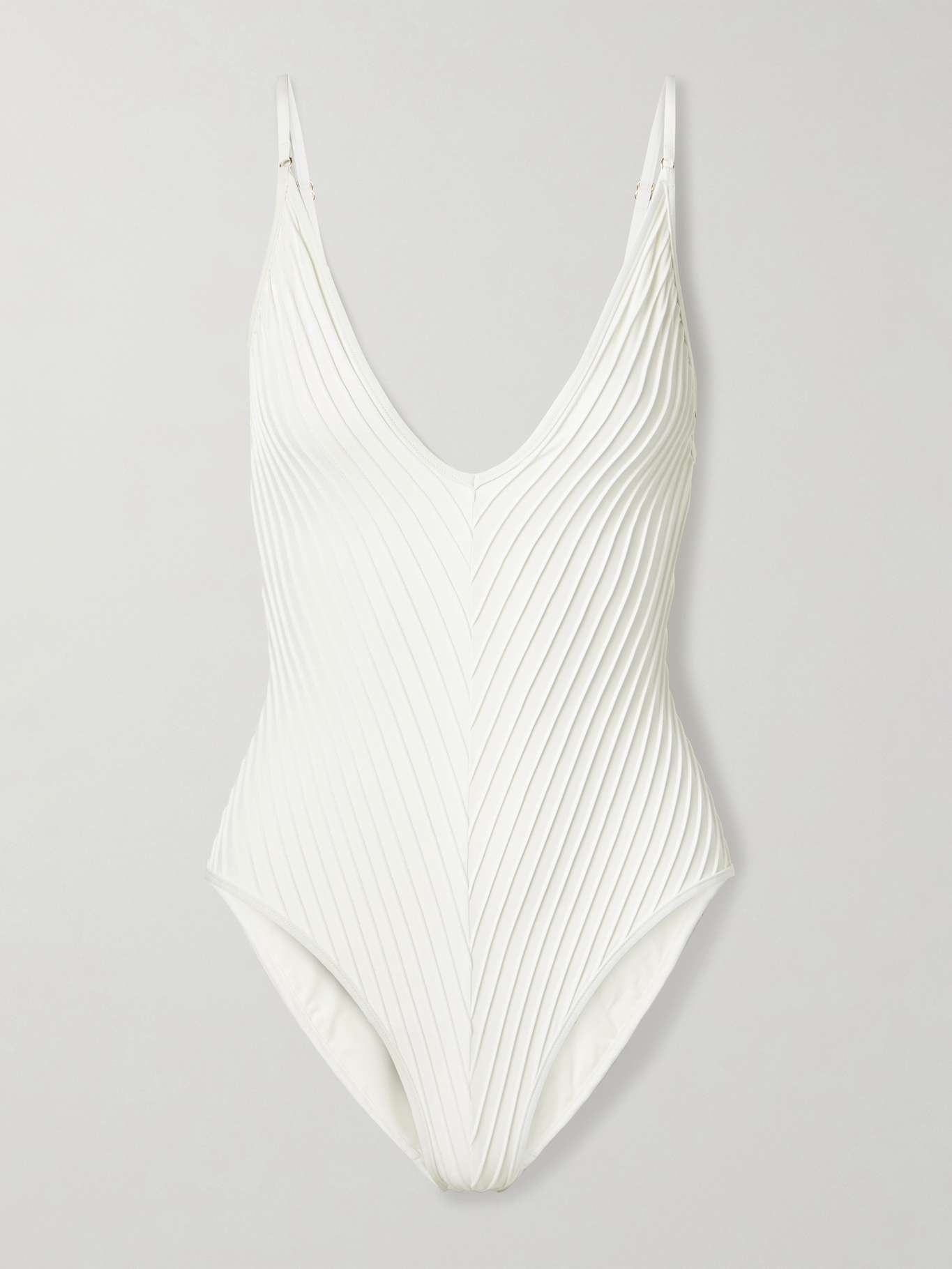 Lightburst pintucked swimsuit - 1