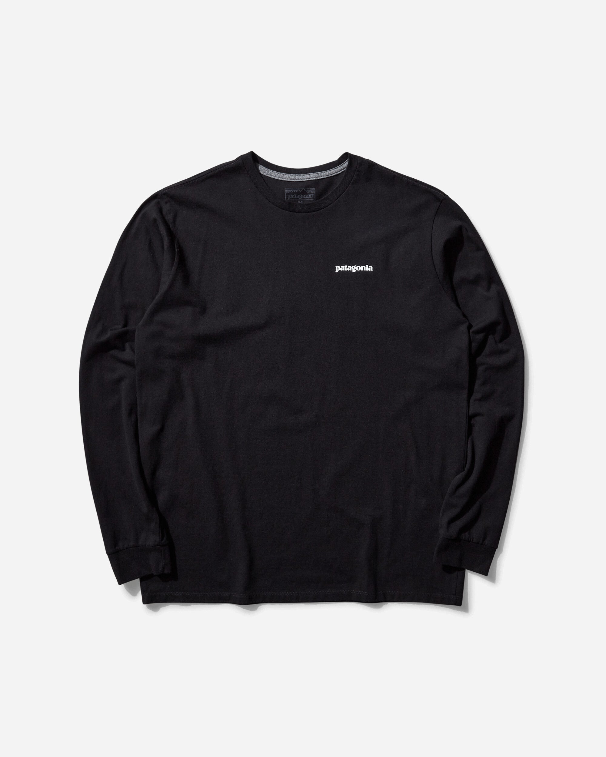 Men's P-6 Logo Responsibili Longsleeve T-Shirt Black - 1