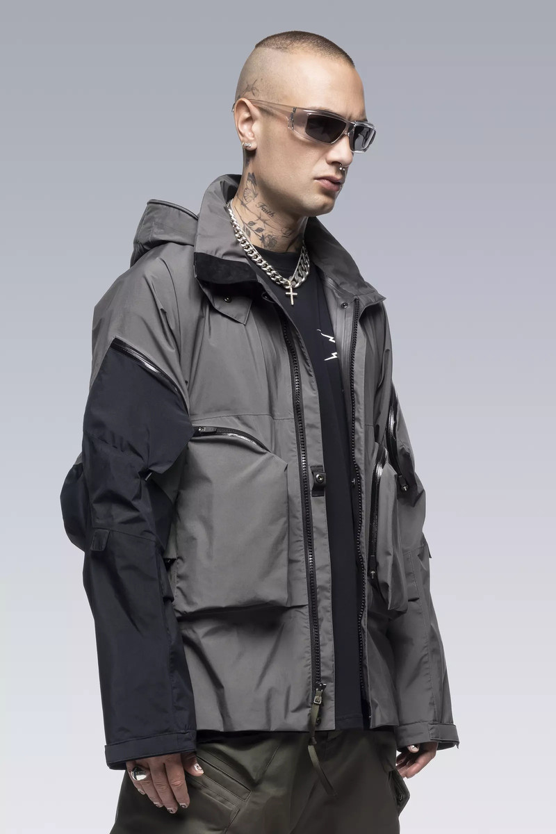 J120-GTPL 2L Gore-Tex Paclite Plus InterOps Jacket BACKER GRAY/BLACK 3
