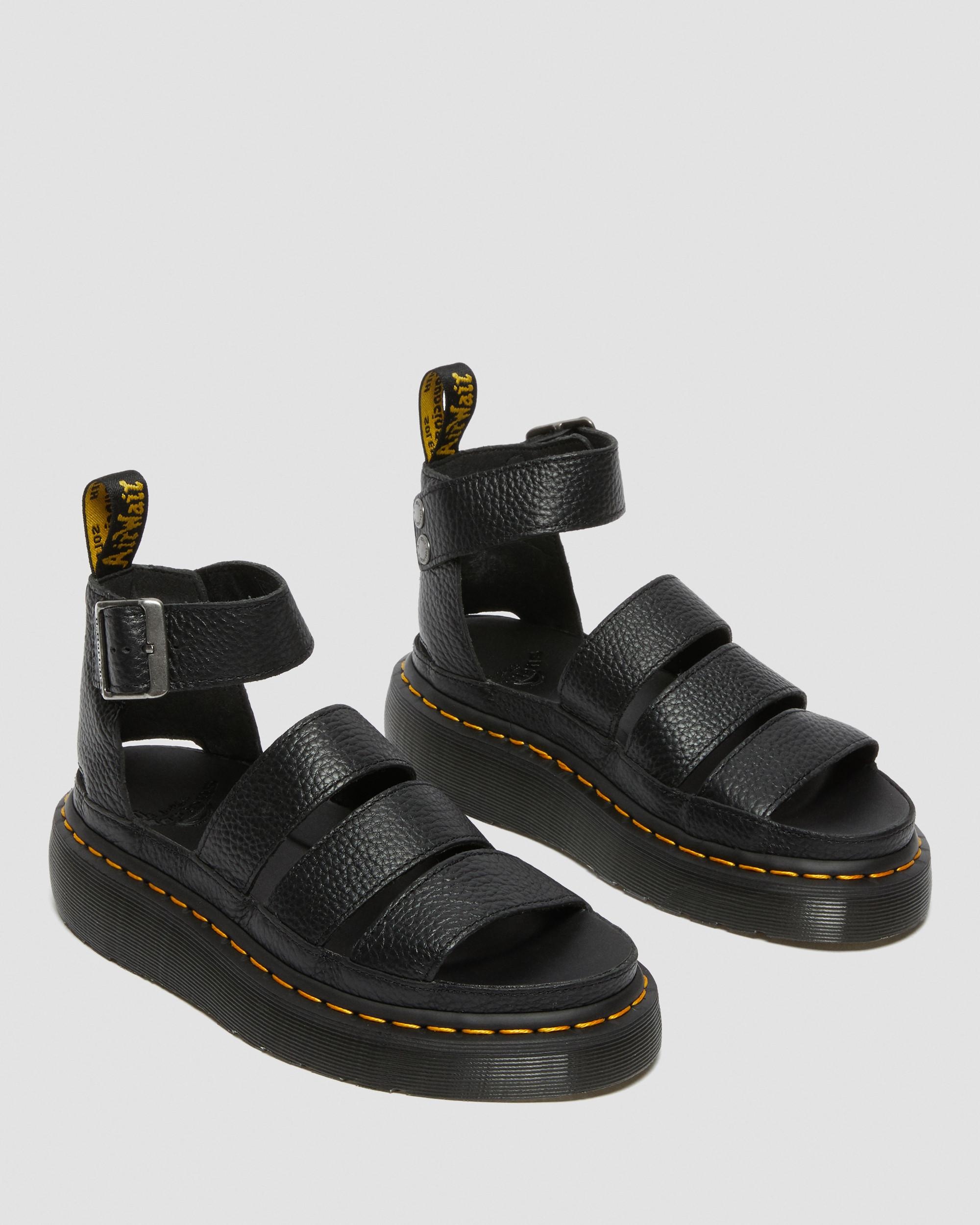 Clarissa II Women's Leather Platform Sandals - 5