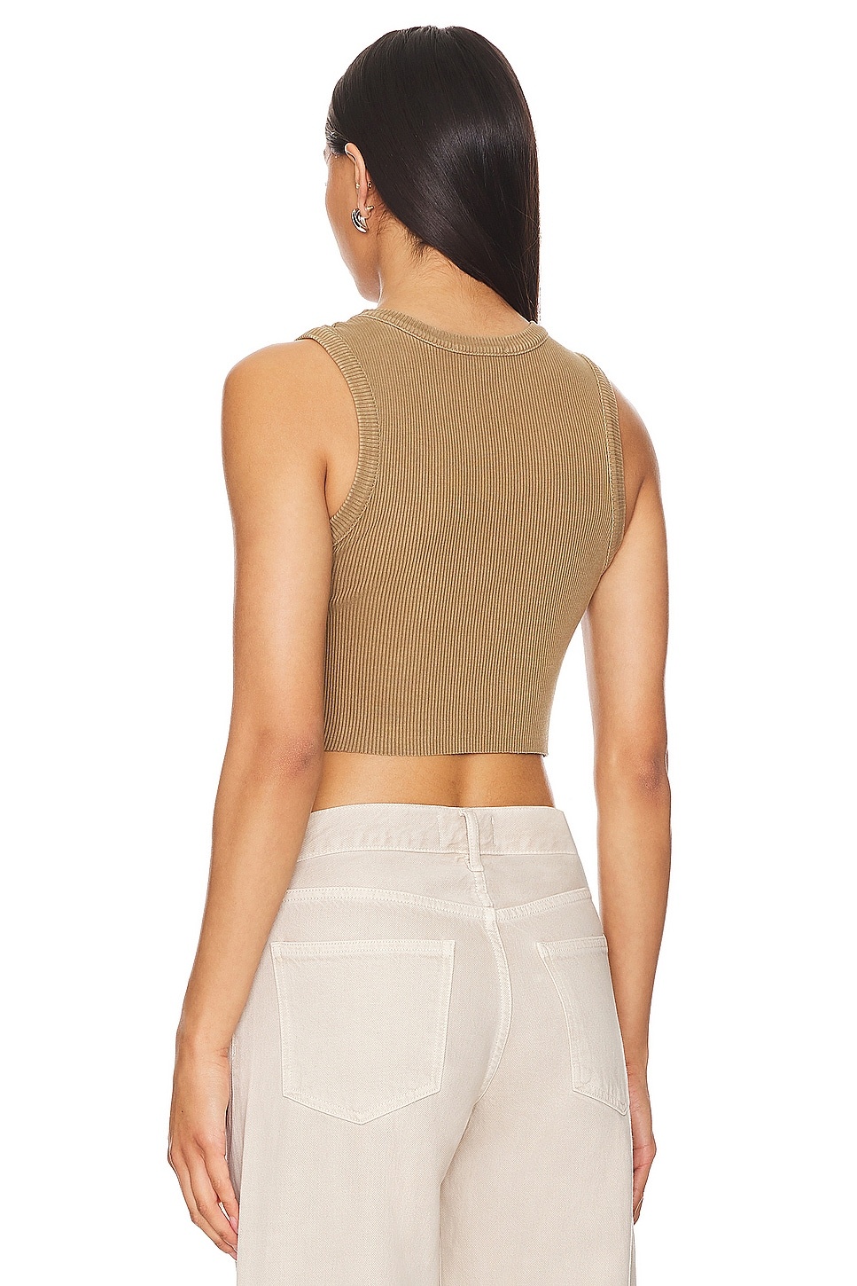 Cropped Poppy Tank - 3