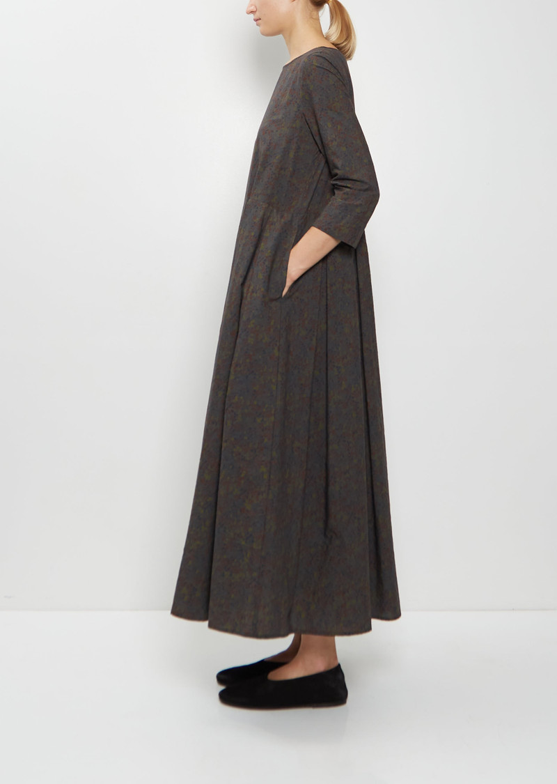Cotton Floral Pleated Dress 2