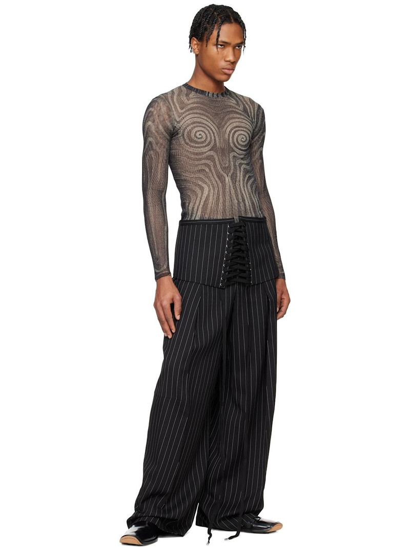 Jean Paul Gaultier Black 'The Corset Suit' Trousers outlook