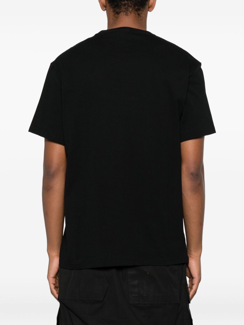 skeleton-print cotton T-shirt - 3