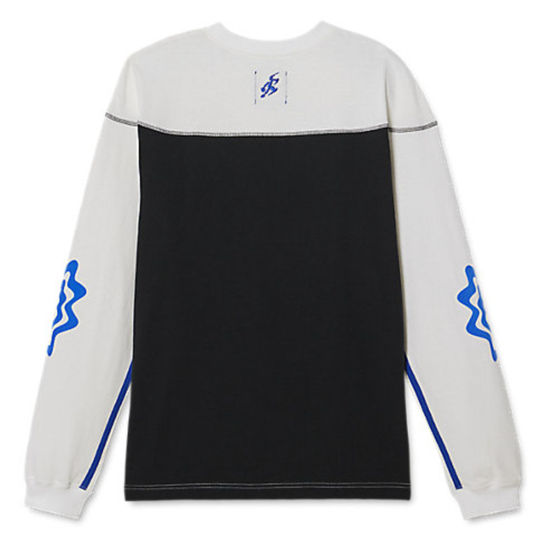Asics ASICS Novalis Bixance Long Sleeve Top 'White Blue Black' 2203A232-100 outlook