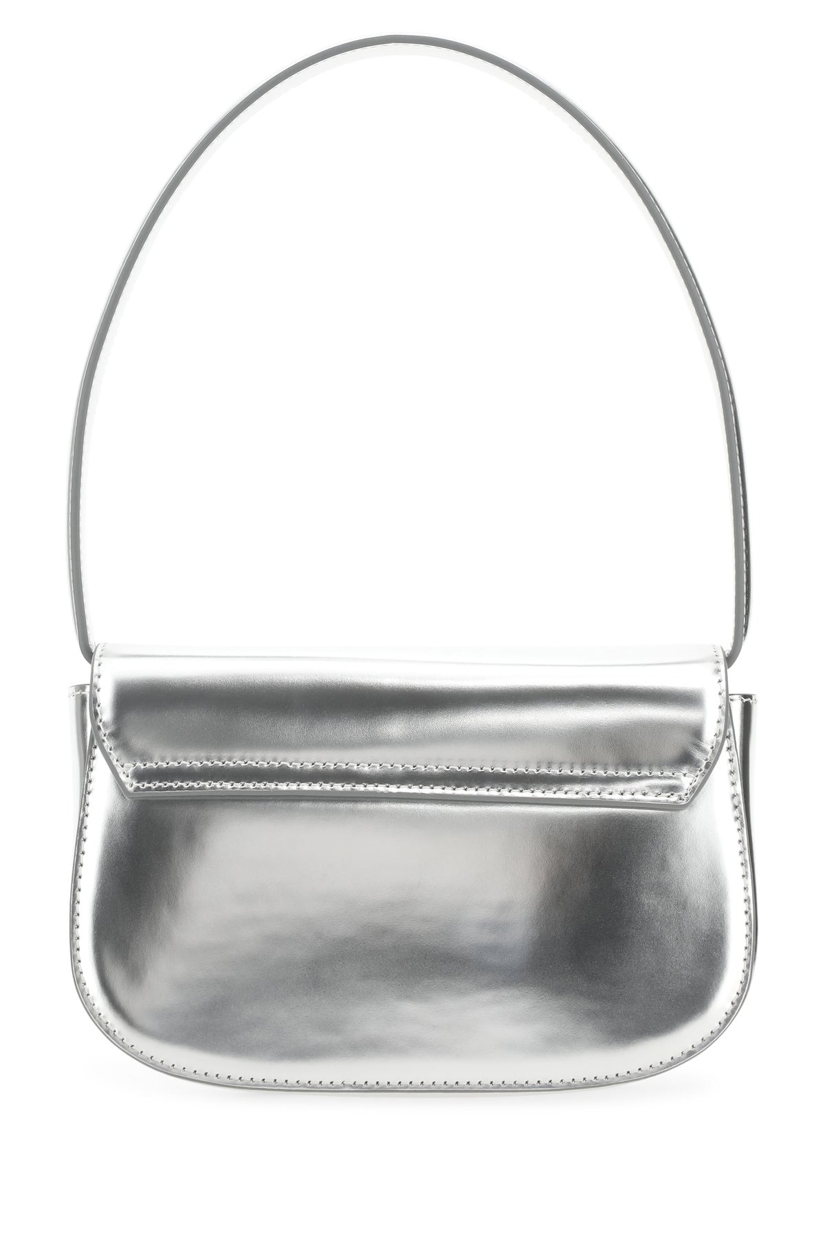 Silver leather 1DR shoulder bag - 3