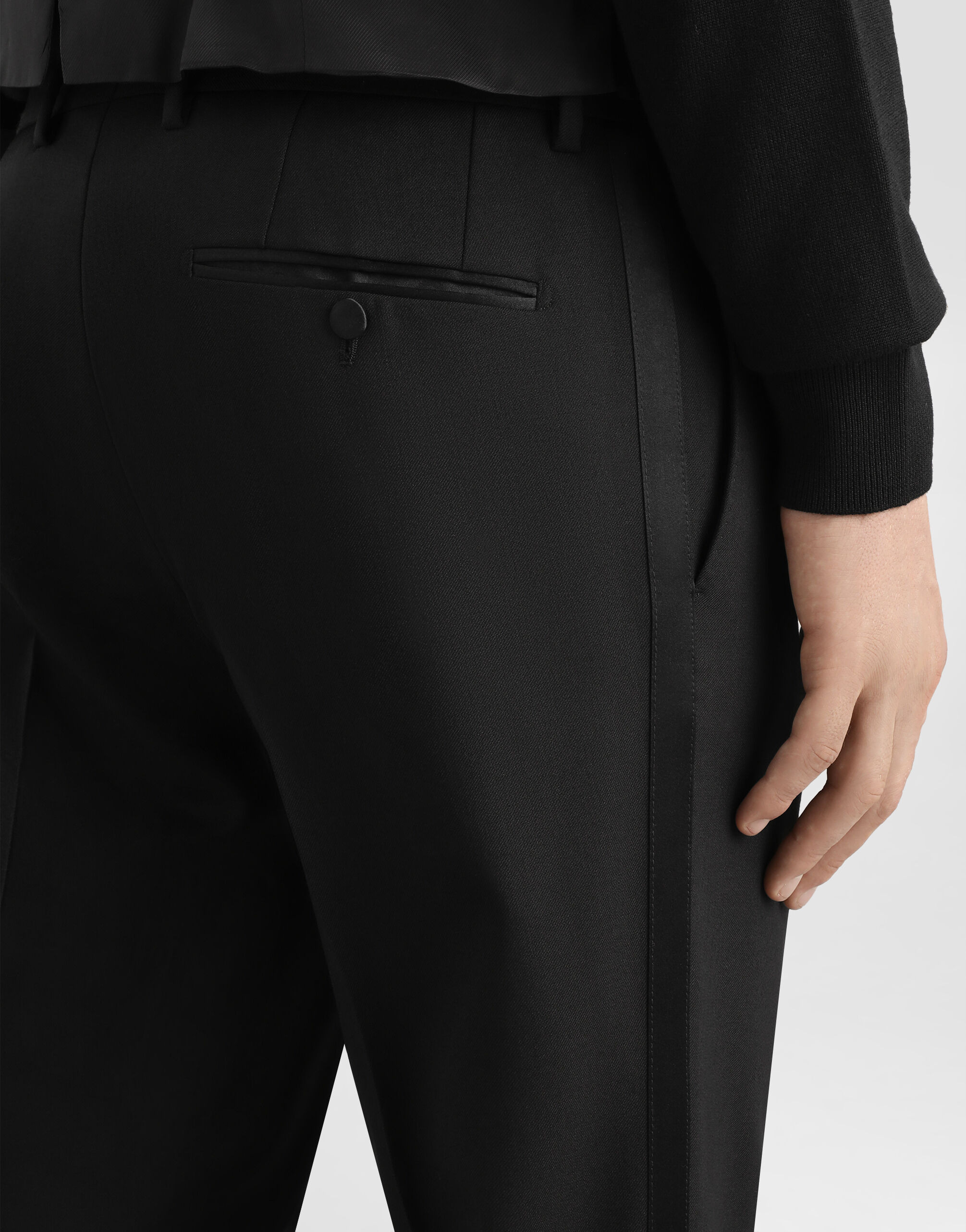Three-piece Sicilia-fit suit in stretch wool - 6