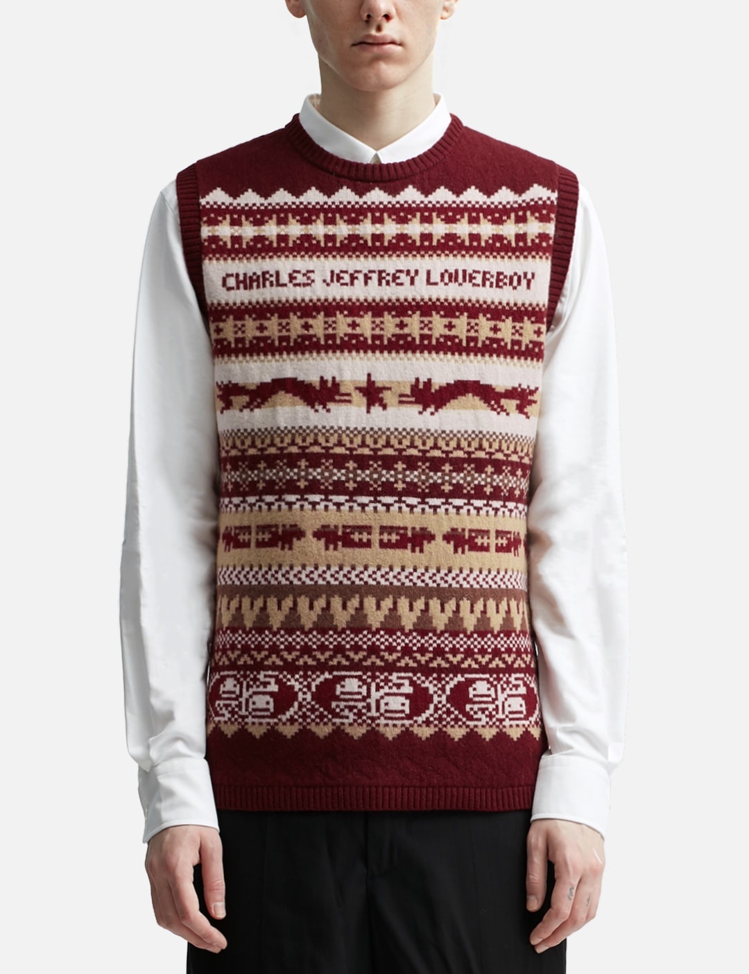 FINE FAIRISLE VEST - 3