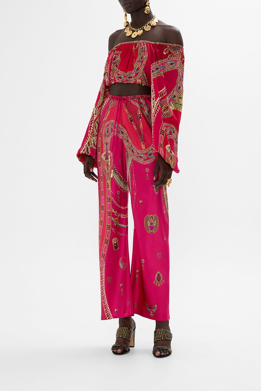 BIAS CUT DRAWSTRING PANT - 4