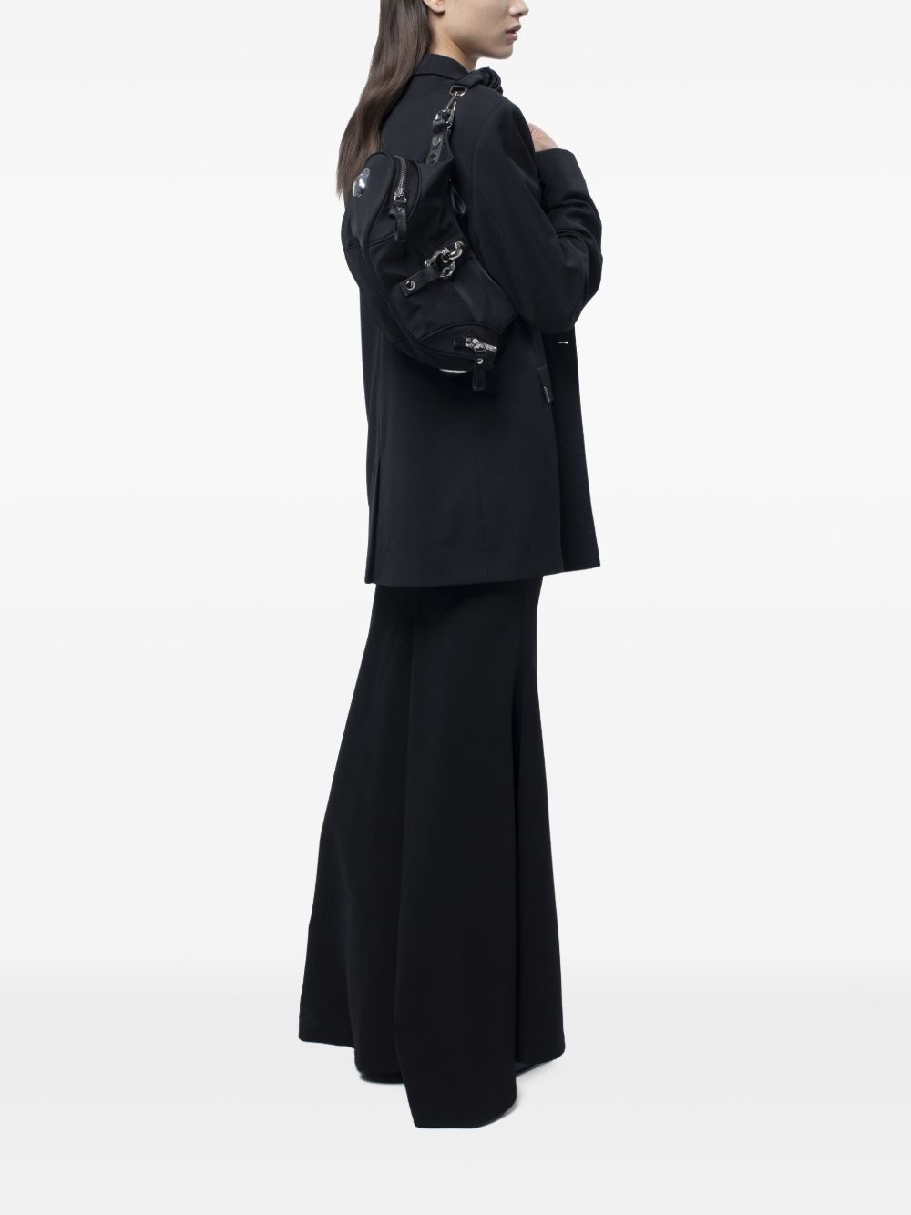 scrunched-handle shoulder bag - 2
