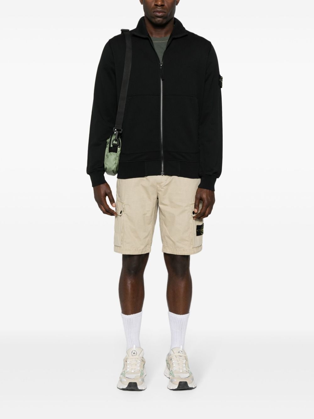 cotton jersey cardigan - 2