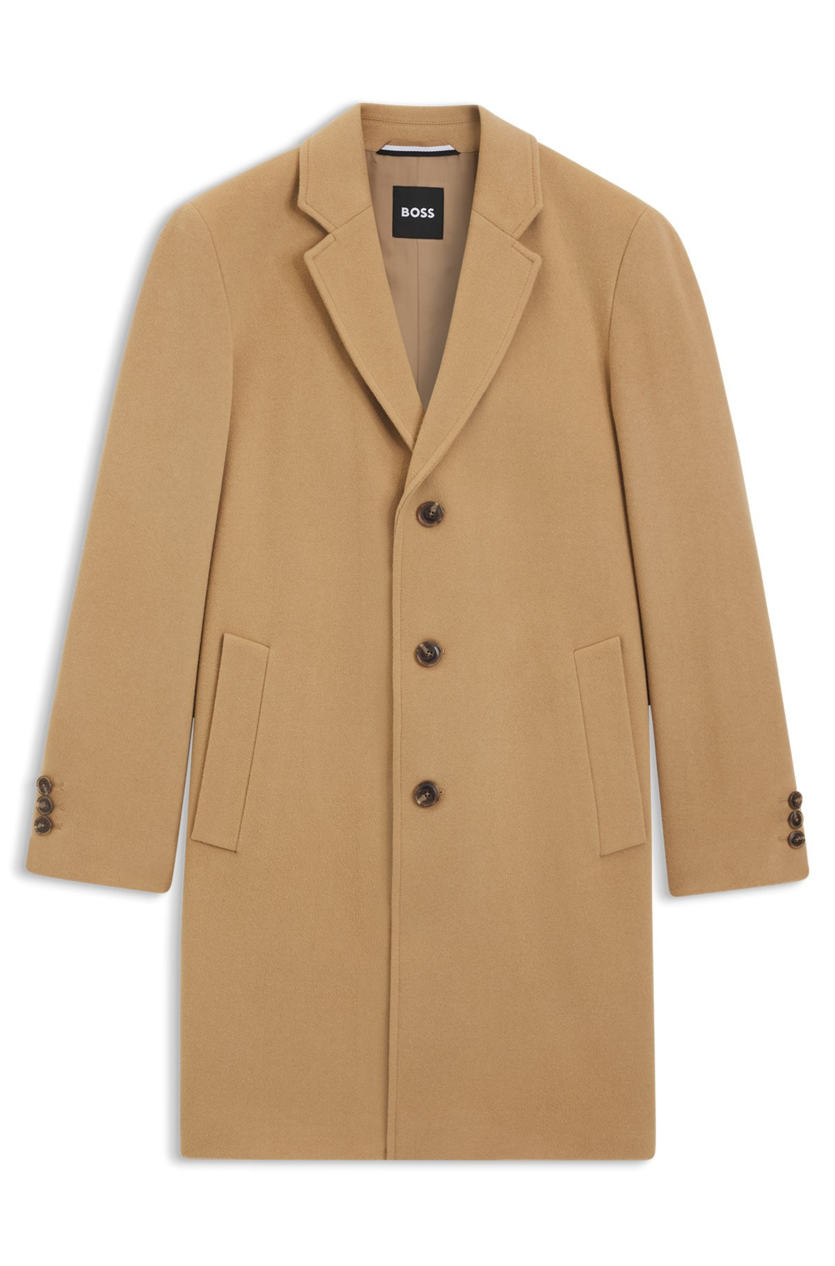 FORMAL COAT IN A WOOL BLEND - 1