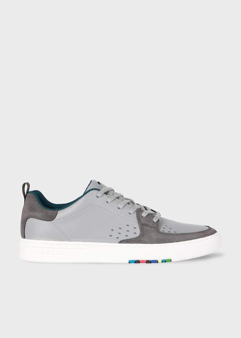 Grey Panel 'Cosmo' Trainers 1
