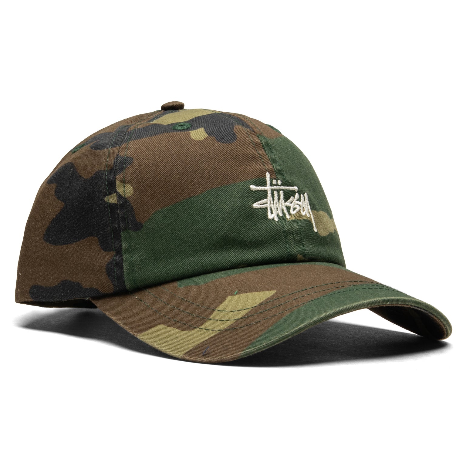 BASIC WASHED LOW PRO CAP - WOODLAND CAMO - 3