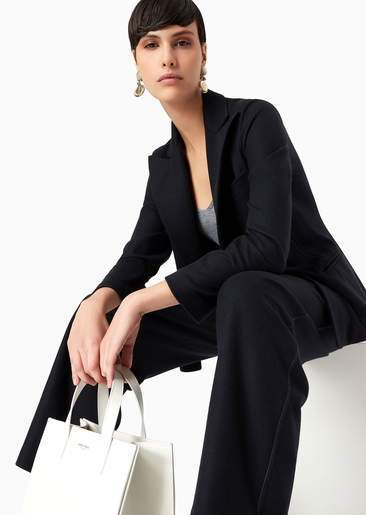 Flowing trousers in pure Casentino cashmere - 5