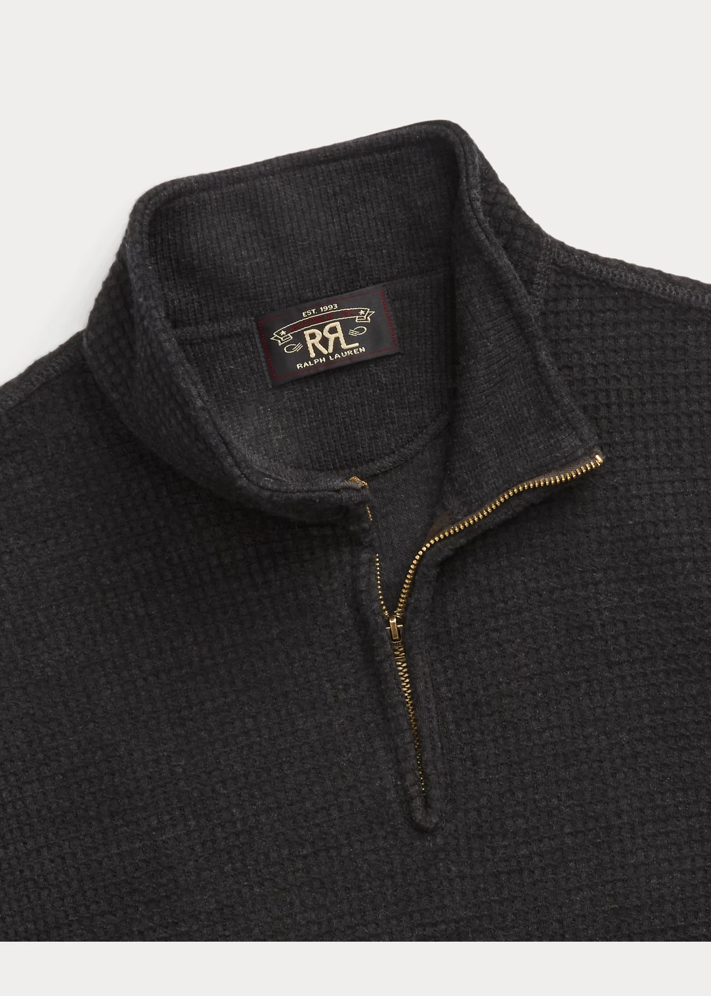 Waffle-Knit Quarter-Zip Pullover - 3
