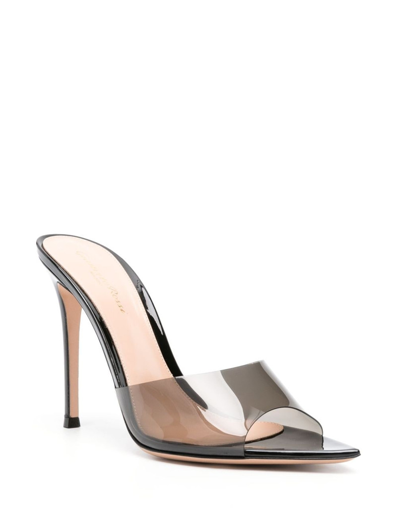 Gianvito Rossi 105mm Elle transparent sandals outlook