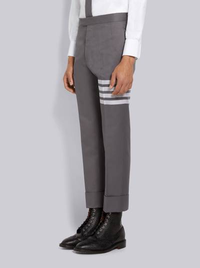 Thom Browne Medium Grey Cotton Suiting Engineered 4-Bar Classic Trouser outlook