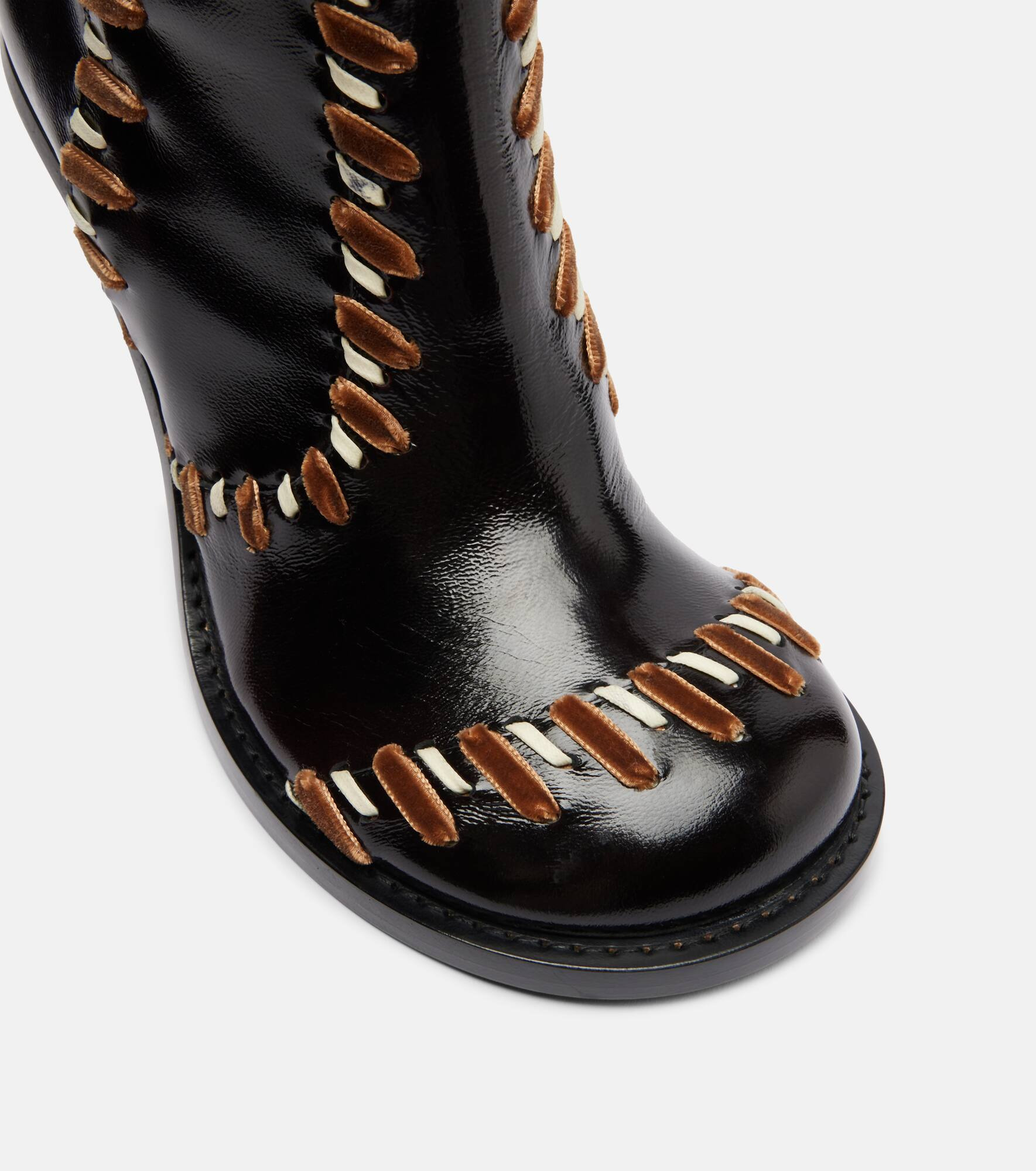 90 embellished leather boots - 5