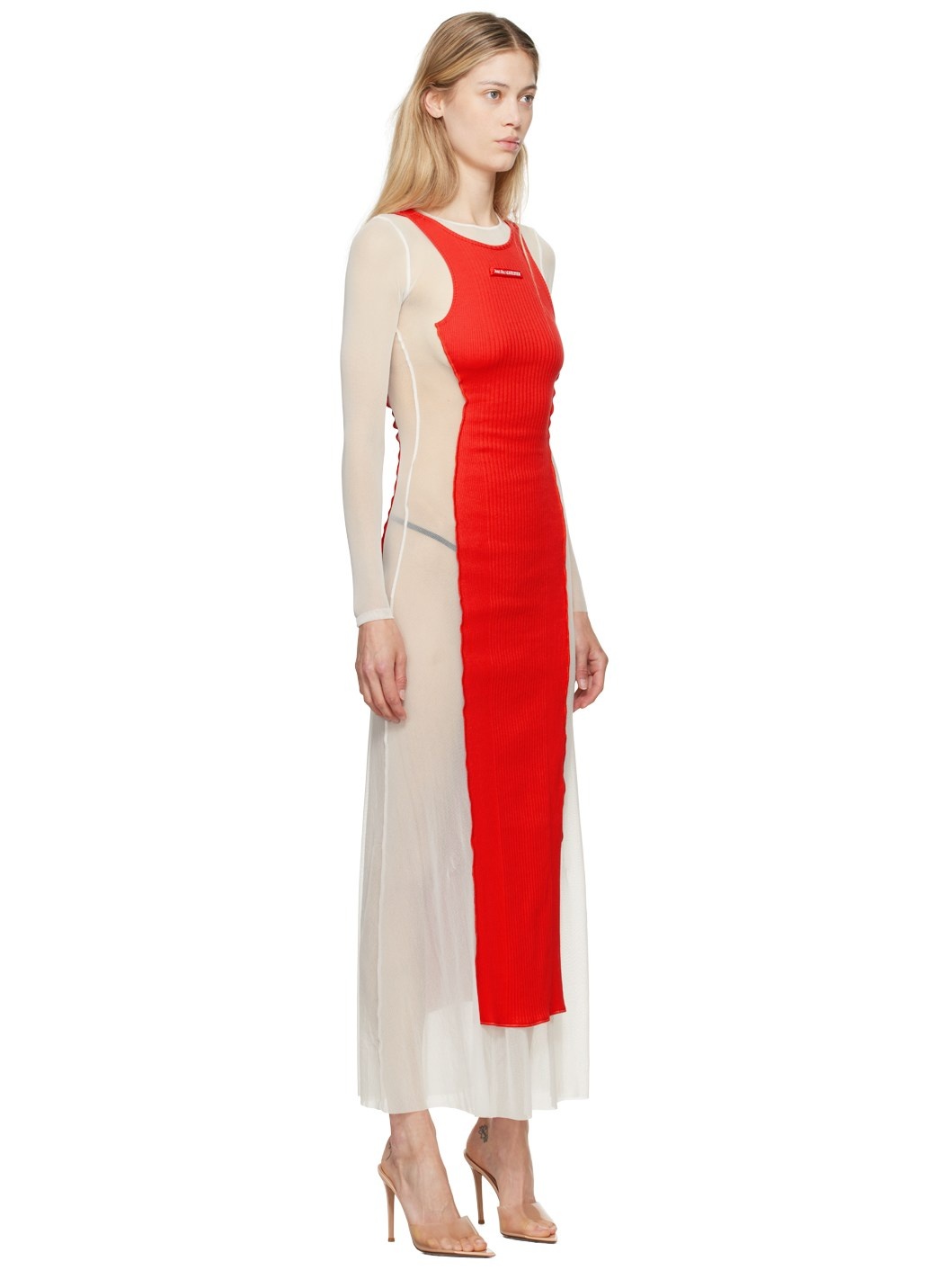 White & Red 'The Long Petit Grand' Maxi Dress - 2