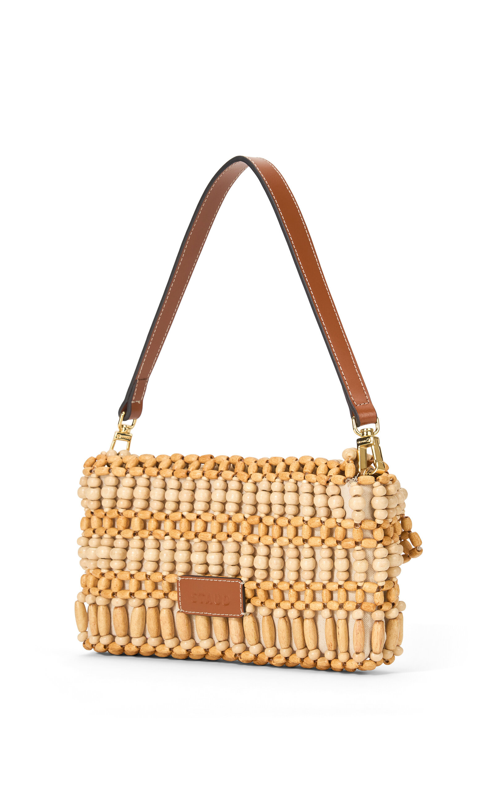 Timmy Beaded Shoulder Bag neutral - 3