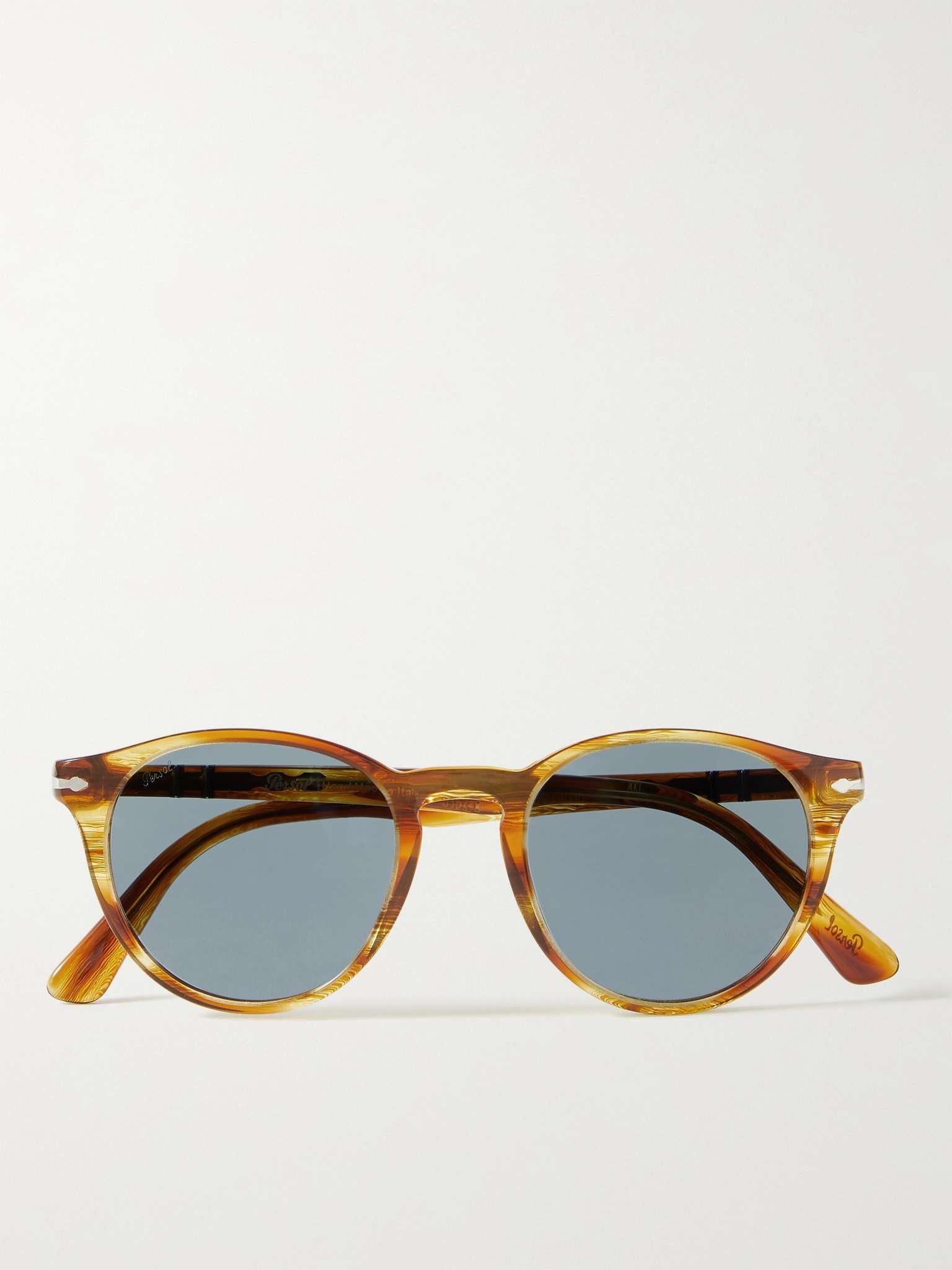 Round-Frame Acetate Sunglasses - 1