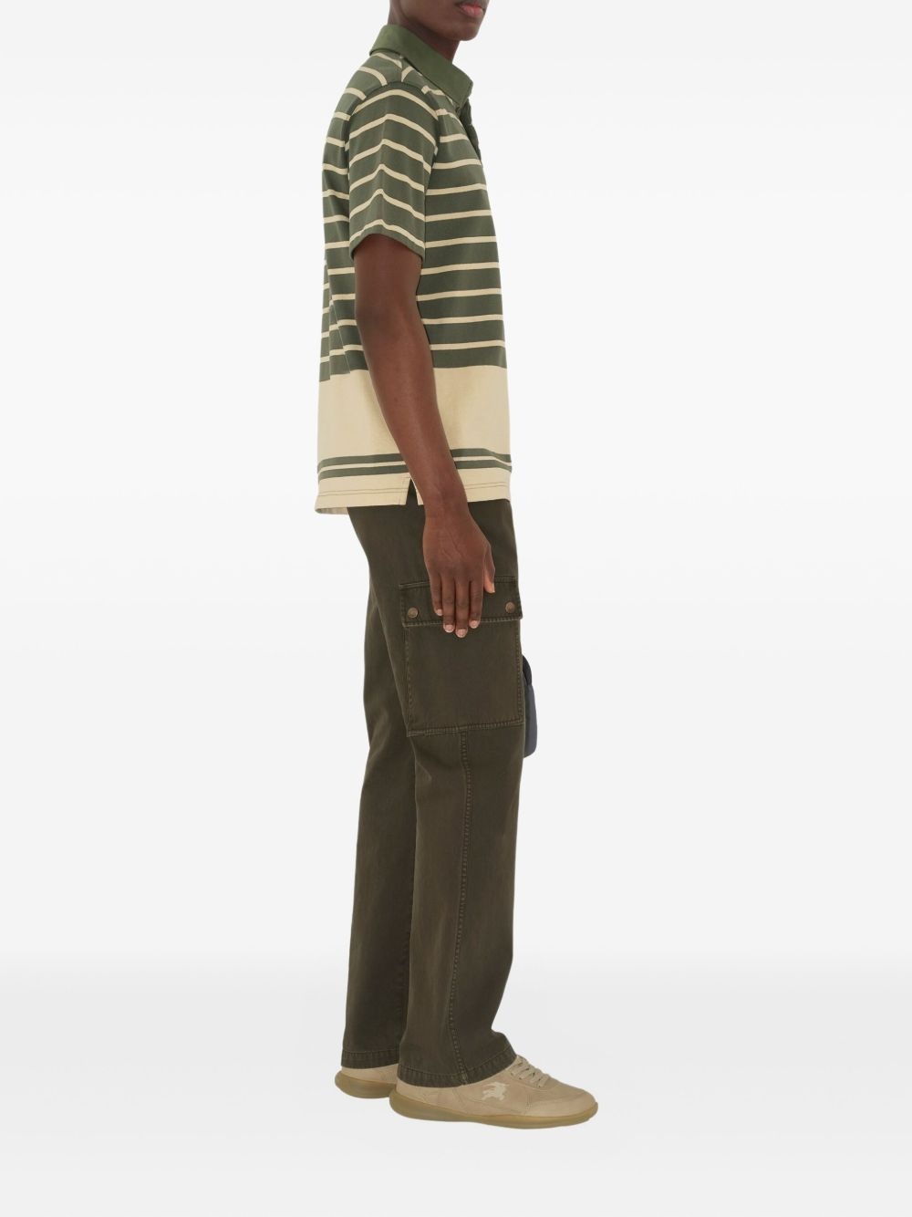 striped cotton polo shirt - 3