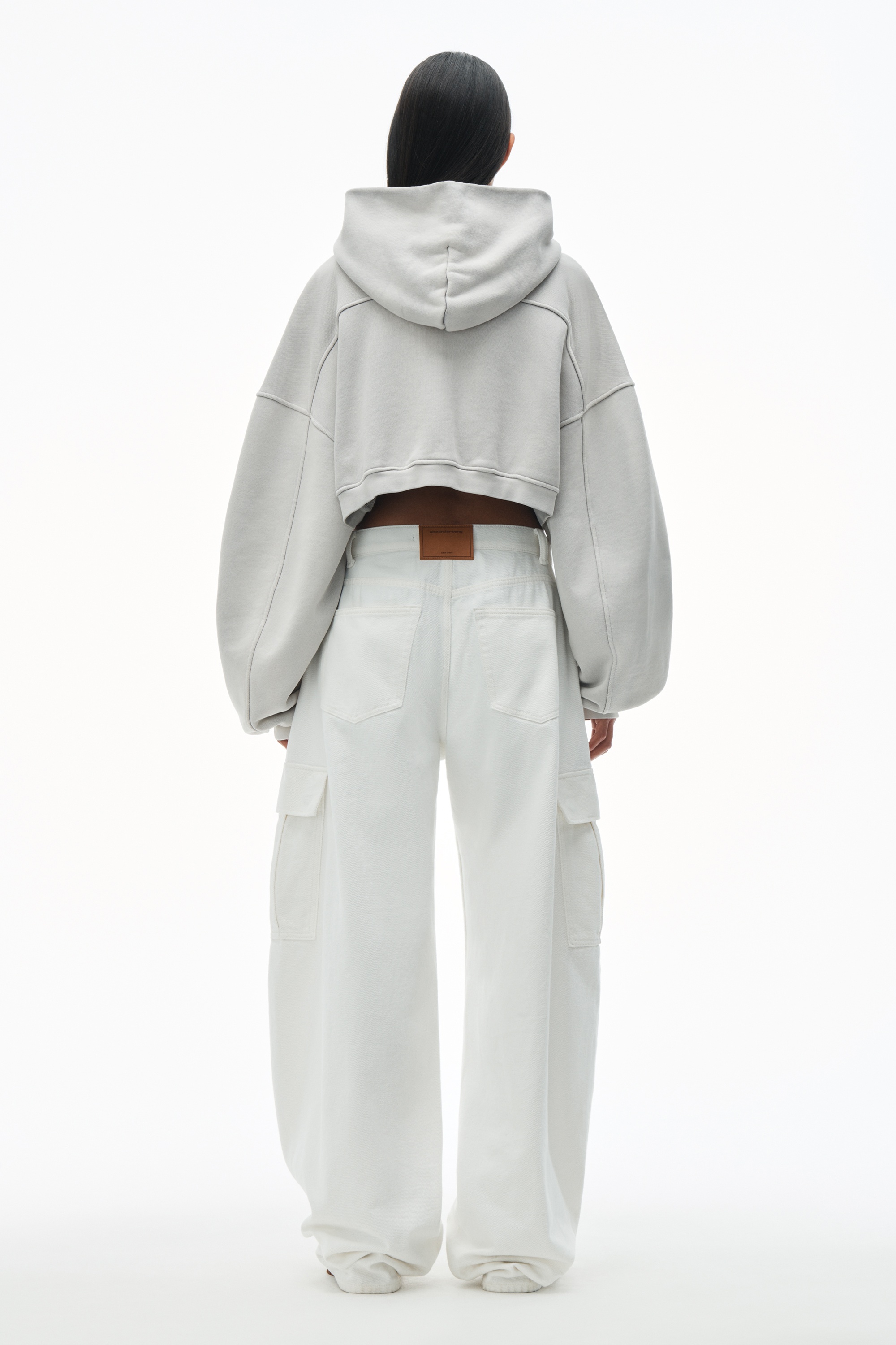 Oversize Cargo Jeans in Cotton - 4