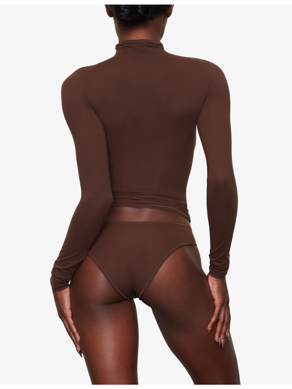 Fits Everybody turtleneck stretch-woven top - 4