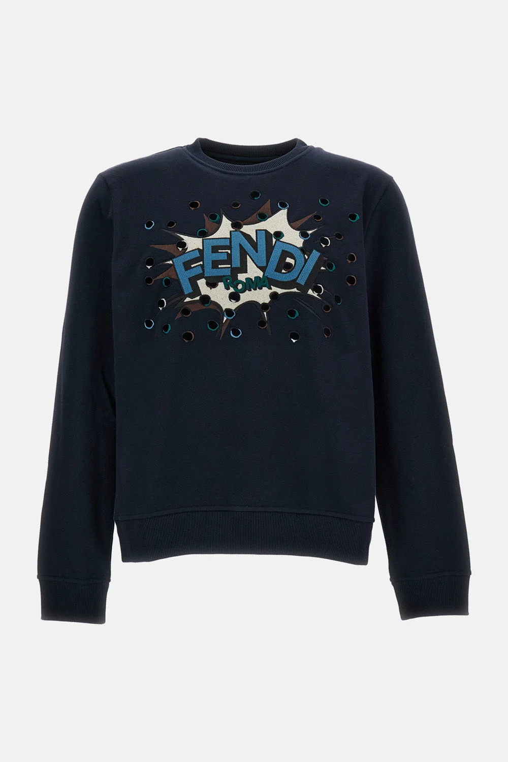 Fendi Men Embroidered Sweatshirt - 1