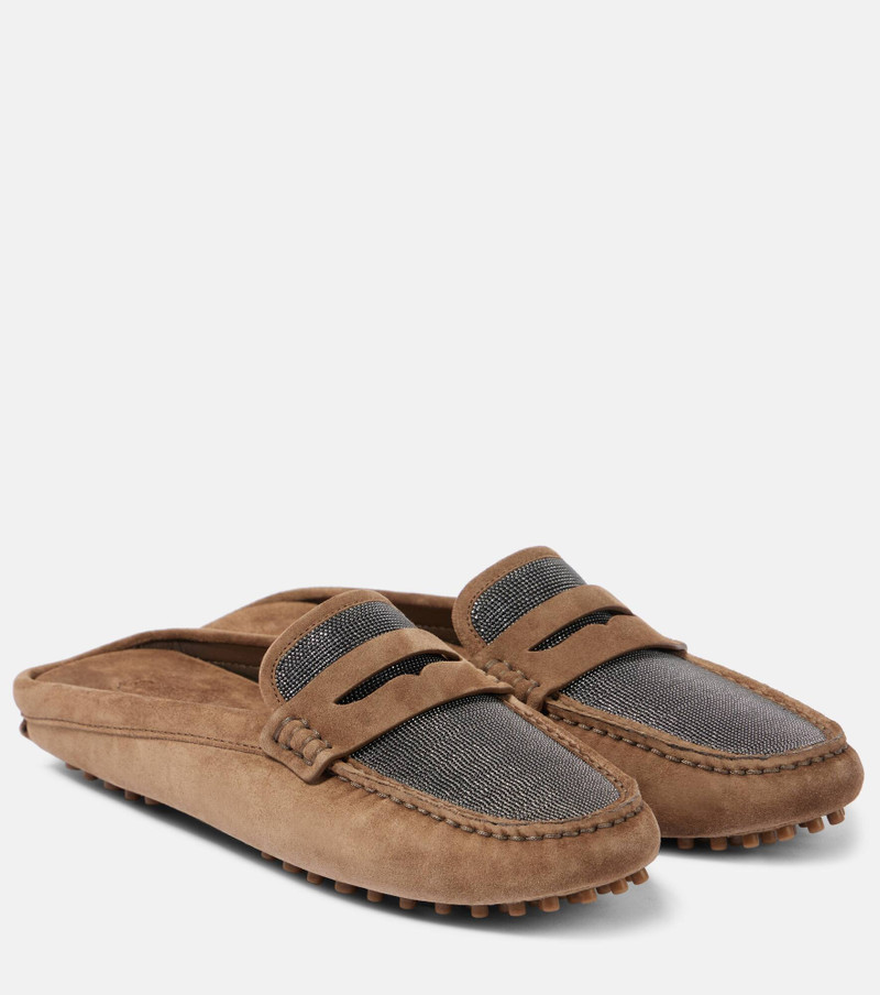 suede mules - 1