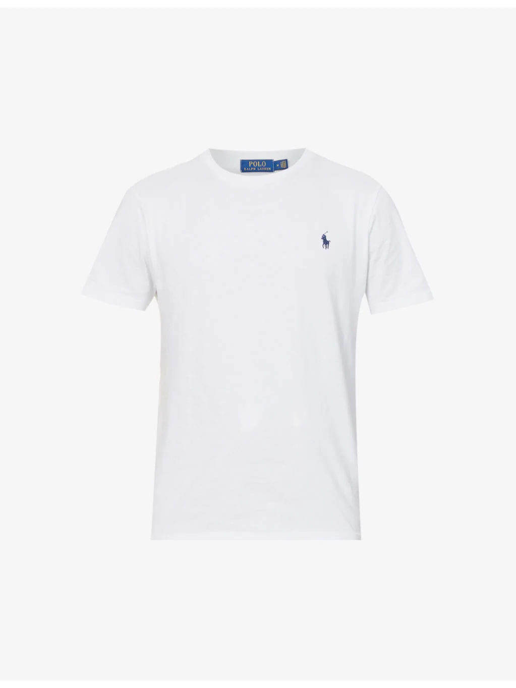 Short-sleeved crewneck cotton-jersey T-shirt - 1