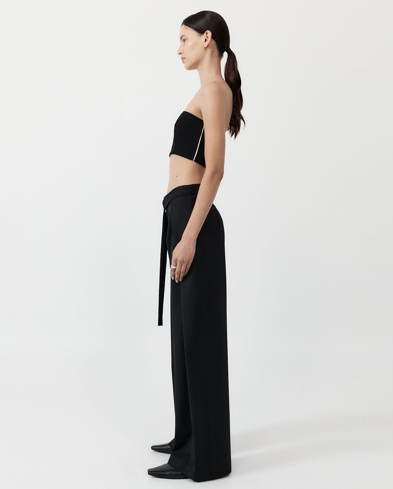 Fold Trousers - Black - 3