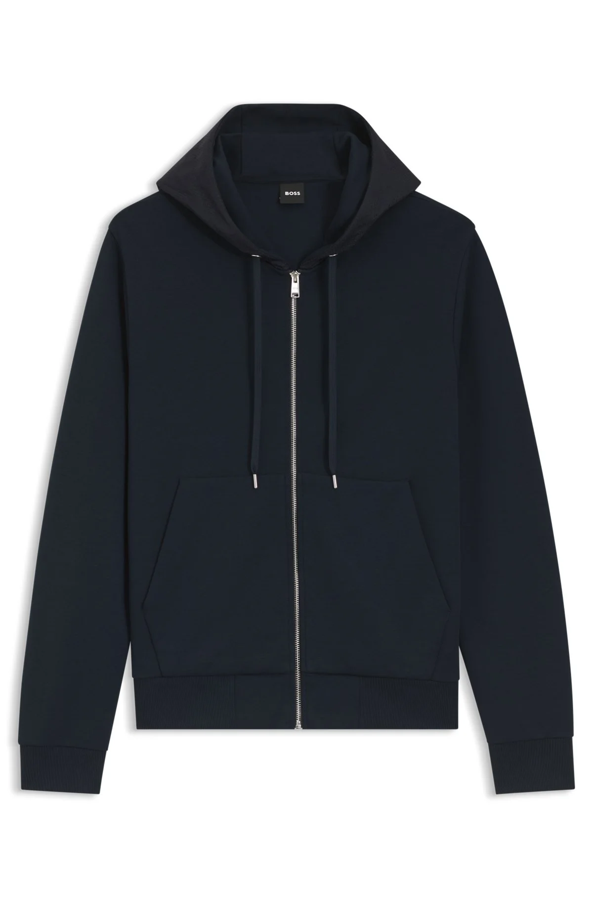 ZIP-UP HOODIE WITH MONOGRAM HOOD - 1