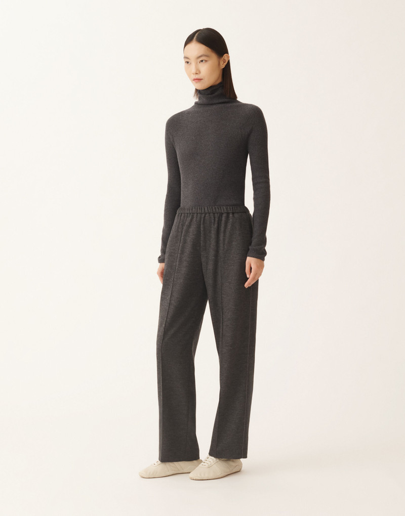 Gubbio trousers in boiled wool jersey 3