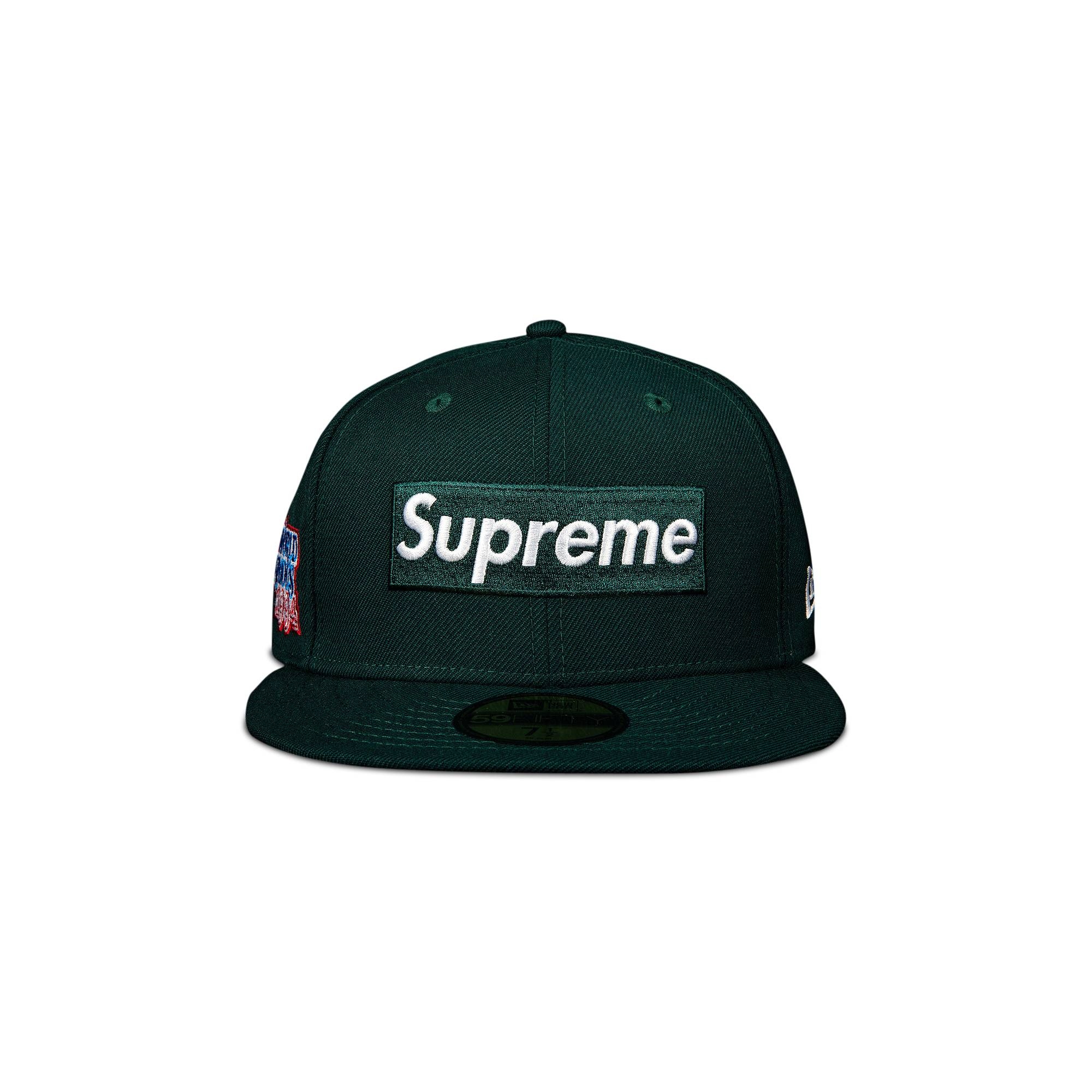 Supreme World Famous Box Logo New Era 'Dark Green' - 1