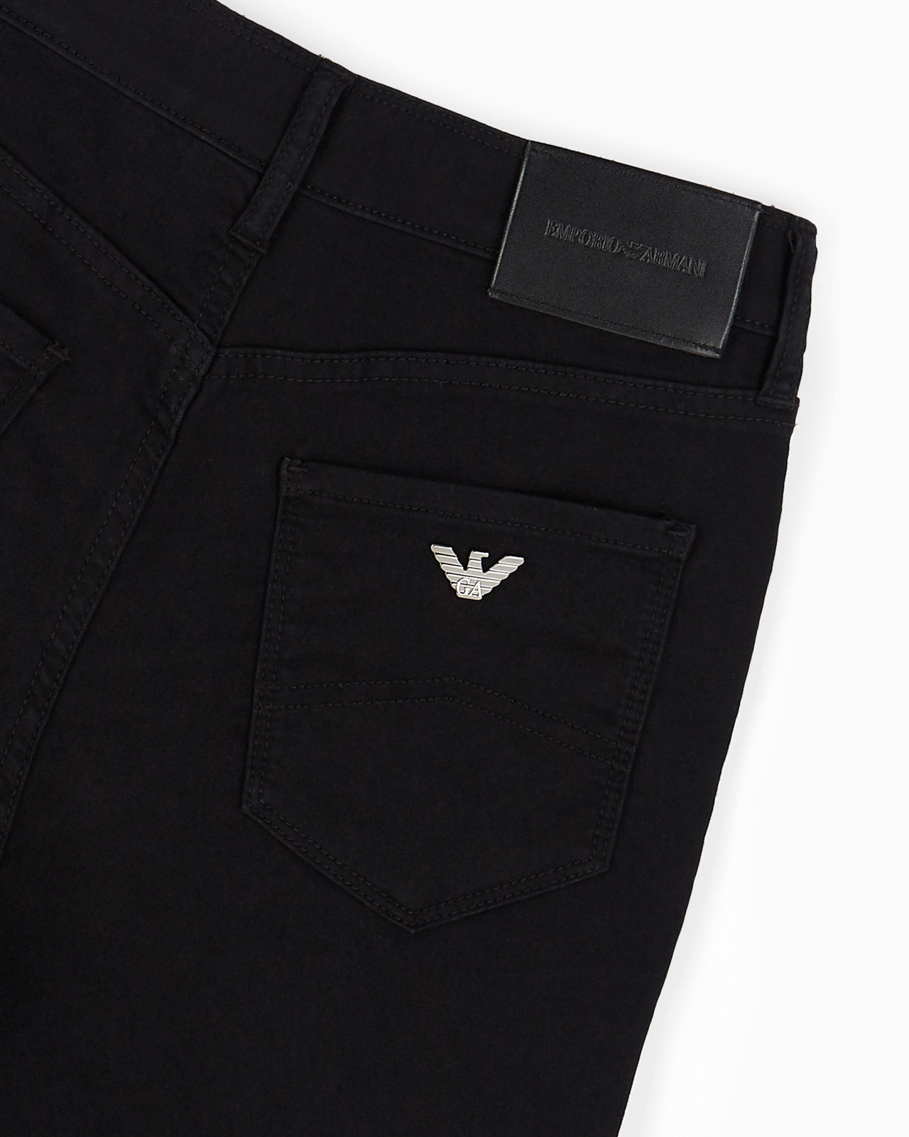 J20 high-waisted super-skinny leg jeans in stretch denim - 7