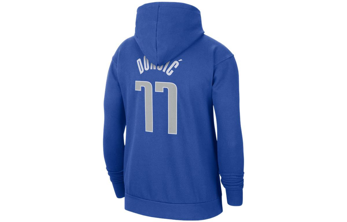 Men's Nike NBA Dallas Mavericks Fleece Pullover Game Sapphire DB1210-481 - 2